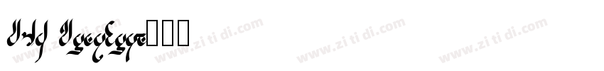 DIN Blacklta字体转换